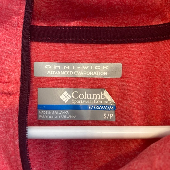 Womens Columbia 1/2 zip long sleeve  small - Picture 5 of 8